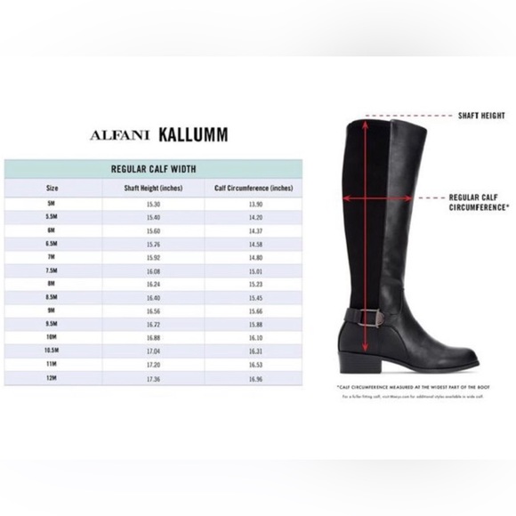 Full Zip Black stretch knit Calf Tall Alfani KALLUM Riding Rain Boots NIB - Picture 12 of 16